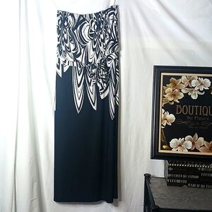 Emma and Michele Strapless Dress Size L